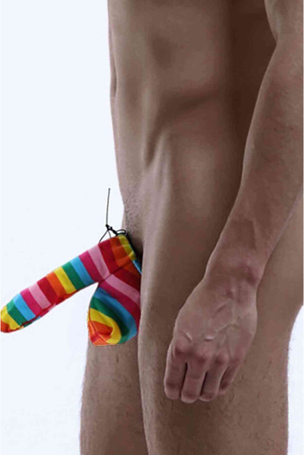 Merry See Çok Renkli Özel Tasarım Fantazi Slip
