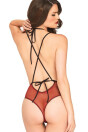 Merry See Kırmızı Dantel Body Fantazi İç Giyim