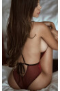 Merry See Kırmızı Dantel Body Fantazi İç Giyim