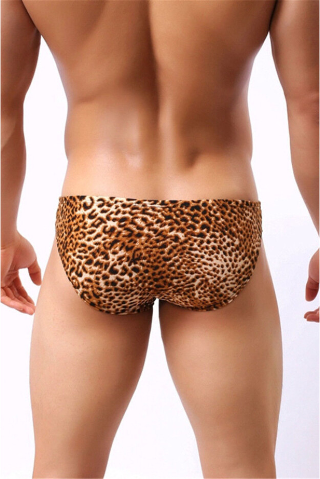 Merry See Leopar Desenli Erkek Slip