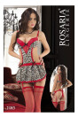 Rosaria Fuşya Leopar Babydoll